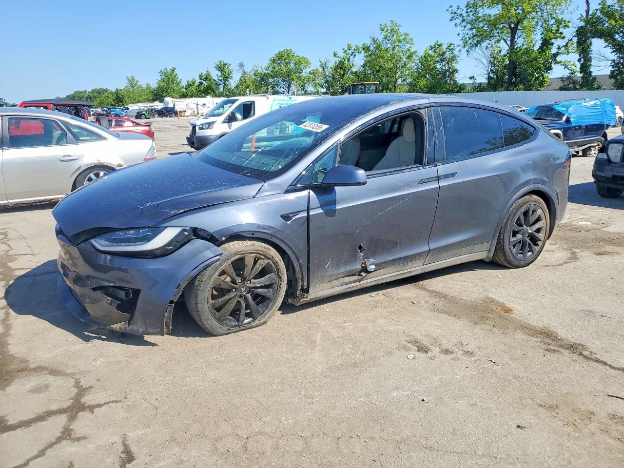 2022 TESLA Model X — VIN 7SAXCDE57NF345653 — photo 1 of 12